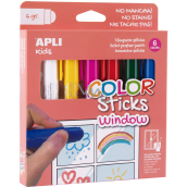Apli Color Sticks Window colours for glass 6 x 6 pieces, set - VMD  parfumerie - drogerie