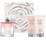 Lancome La Vie Est Belle eau de parfum 30 ml + body lotion 50 ml + shower gel 50 ml, gift set for women