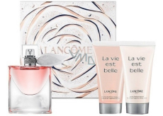 Lancome La Vie Est Belle eau de parfum 30 ml + body lotion 50 ml + shower gel 50 ml, gift set for women