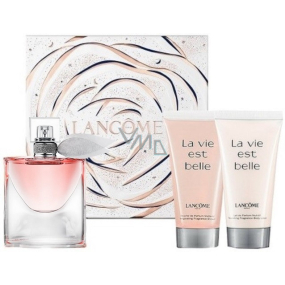Lancome La Vie Est Belle eau de parfum 30 ml + body lotion 50 ml + shower gel 50 ml, gift set for women
