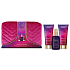 Baylis & Harding Fig and Pomegranate shower gel 100 ml + body spray 100 ml + body and hand lotion 100 ml + body sponge + cosmetic bag, cosmetic set for women