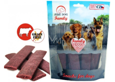 Fine Dog Family beef strip natural meat treat for dogs 200 g