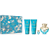 Versace Dylan Turquoise Pour Femme Eau de Toilette 100 ml + Body Gel 100 ml + Shower Gel 100 ml + Eau de Toilette Miniature 5 ml, Gift Set for Women