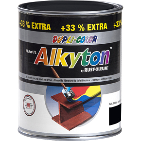 Dupli-Color Alkyton Gloss, self-priming rust paint, Ral 9005 black, 1 l Dupli-Color Alkyton Gloss, self-priming rust paint, Ral 9005 black, 1 l
