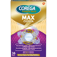 Corega Power Max Max Clean Tablets for Dentures, 36 pcs