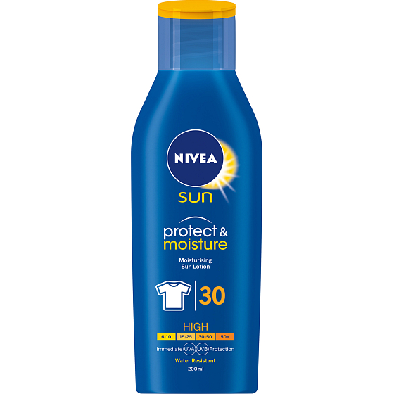 Nivea Sun Protect & moisture OF 30 hydrating sunscreen lotion, 200 ml