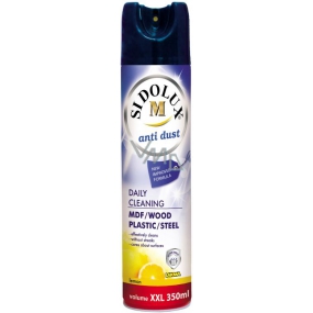 Sidolux M for furniture Lemon Hypoallergenic Antistatic spray against dust with the scent of lemon 350 ml