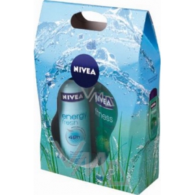 Nivea Kazfresh shower gel 250 ml + antiperspirant spray 150 ml, for women cosmetic set