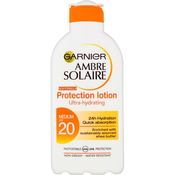 Garnier Ambre Solaire SPF20 Sun Lotion 200 ml