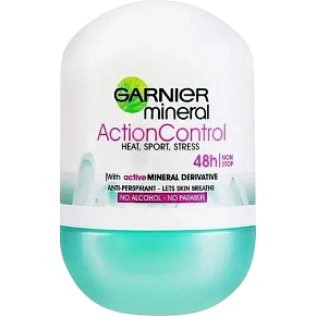 Garnier Mineral Action Control Ball Antiperspirant, 50 ml