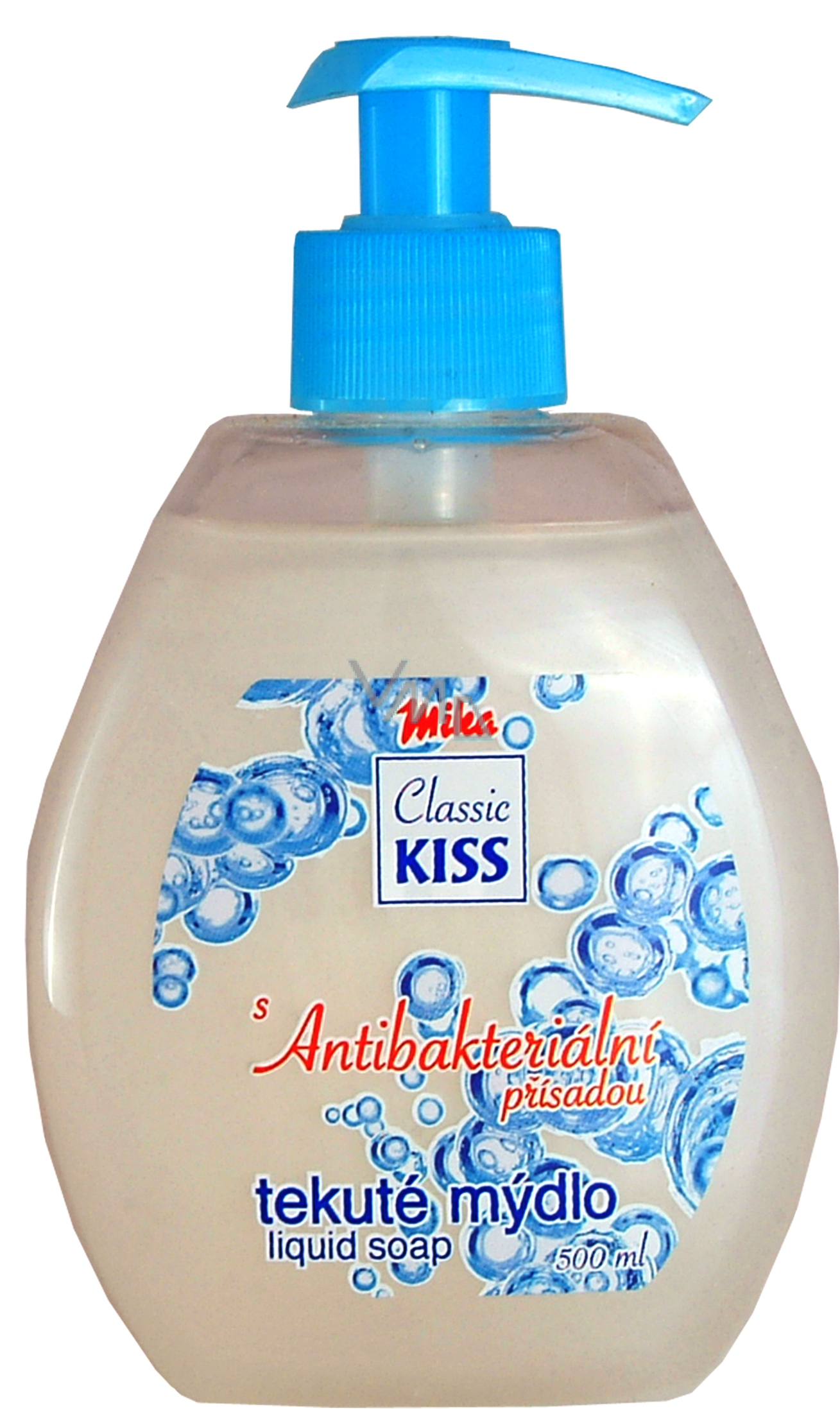 Mika Kiss Classic Antibacterial liquid soap with 500 ml additive - VMD