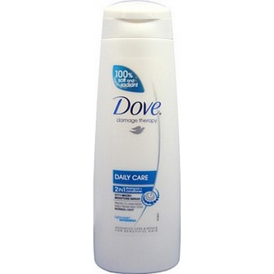 Dove Daily Care 2 in 1 shampoo for nourishing dry hair 350 ml