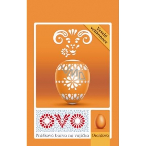 Ovo Orange powder paint for eggs 1 sachet (5 g) = 10 - 15 eggs
