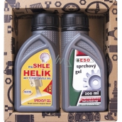 Bohemia Gifts & Cosmetics Helík sprchový gel 200 ml + Eso sprchový gel pro opravdové muže 200 ml, kosmetická sada
