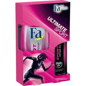 Fa Ultimate Sport Dry Power Fresh shower gel 250 ml + deodorant spray 150 ml, cosmetic set