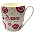 Nekupto Twister mug named Zuzana pink 0.4 liter