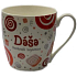 Nekupto Twister mug named Dasha red 0.4 liter