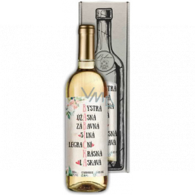 Bohemia Gifts Chardonnay White gift wine 750 ml for grandma