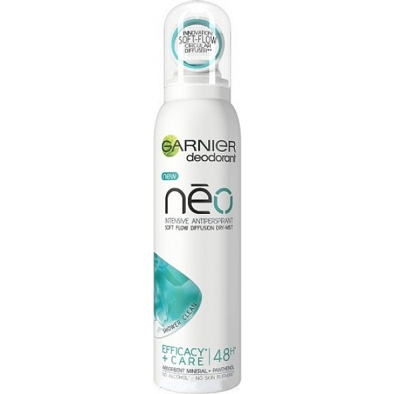 Garnier Neo Shower Clean antiperspirant deodorant spray for women 150 ml