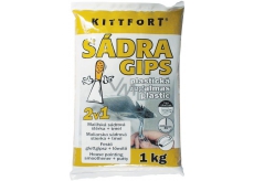 Kittfort Gips Gypsum Plastic 2in1 Gypsum Mortar + Putty 1 kg