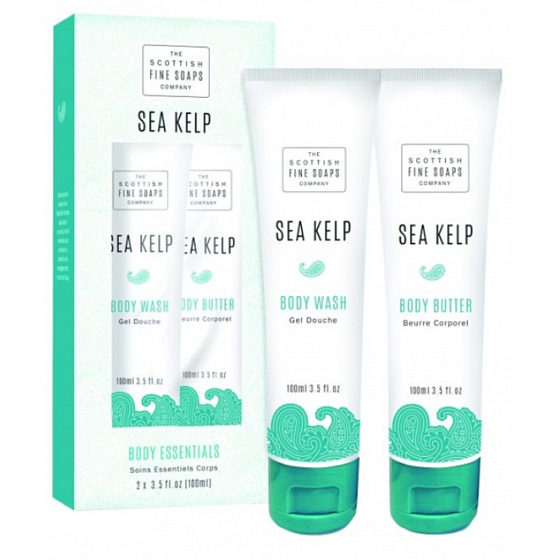 Scottish Fine Soaps Seaweed Body Butter 100 ml + Shower Gel 100 ml, Cosmetic Set