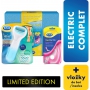 Scholl Velvet Smooth Marine Minerals Premium Blue Electric Mineral Foot File with Sea Minerals + Scholl GelActiv Ultra High Heel Insole 1 Pair, Gift Set