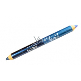 Princessa Davis Eye Double Color eyeshadow in pencil 039 Blue with pearls - dark blue 6 g