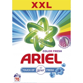 Ariel Touch of Lenor Fresh Color washing powder for colored laundry box 70 doses 5.25 kg