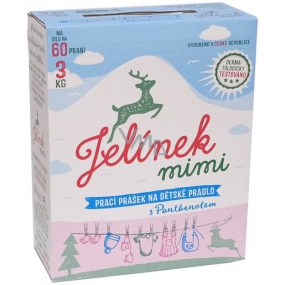 Deer Deer Mimi with panthenol washing powder for baby laundry box 60 doses 3 kg