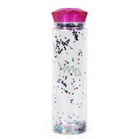 Albi Drinking bottle with double wall colored glitter 600 ml
