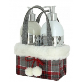 Vivian Gray Christmas Silver liquid soap 250 ml + hand milk 250 ml, cosmetic set