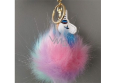 Albi Hairy keychain Unicorn 8 cm