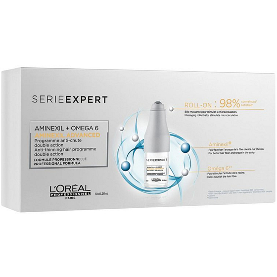 ĽOréal Professionnel Series Expert Aminexil Advanced Roll-On program against hair loss 42 x 6 ml