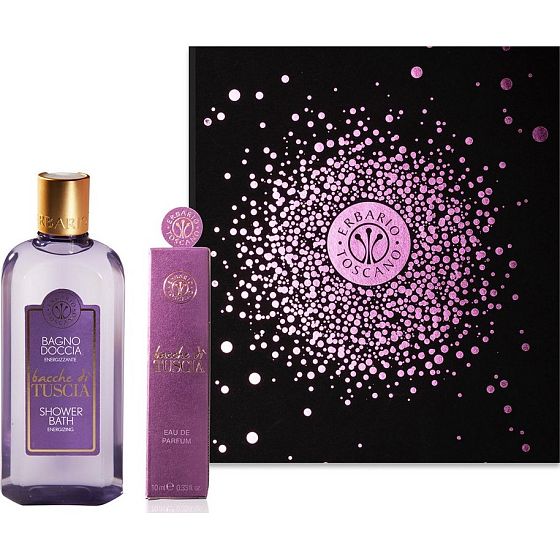 Erbario Toscano Gifts of Tuscany shower gel 125 ml + perfumed water for women 10 ml, luxury cosmetic set