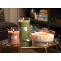 WoodWick Golden Milk - Golden milk scented candle with wooden wide wick and boat lid 453 g