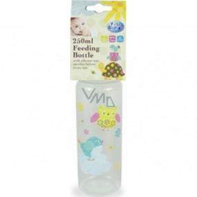 First Steps Patchwork 0+ baby bottle Blue bird 250 ml