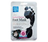Escenti Cool Feet Bamboo Charcoal Foot Cleansing Mask 1 Pair