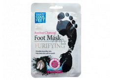 Escenti Cool Feet Bamboo Charcoal Foot Cleansing Mask 1 Pair