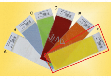 Lima Wax plate for the production and decoration of candles yellow 90 x 250 mm 1 piece