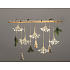 Emos Hinge 5 x nano tufts, 150 LEDs, warm white + timer
