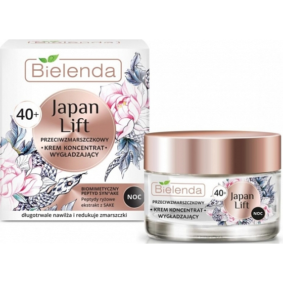 Bielenda Japan Lift 40+ Smoothing Anti-Wrinkle Night Face Cream 50 ml