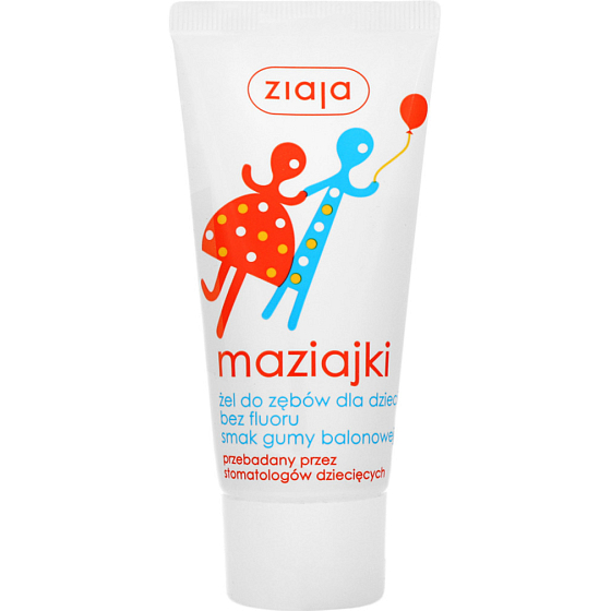 Ziaja Kids Bubble Gum Tooth Gel for Children with Bubble Gum Flavor 50 ml