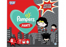 Pampers Pants Special Edition size 4, 9 - 15 kg diaper panties 72 pieces box