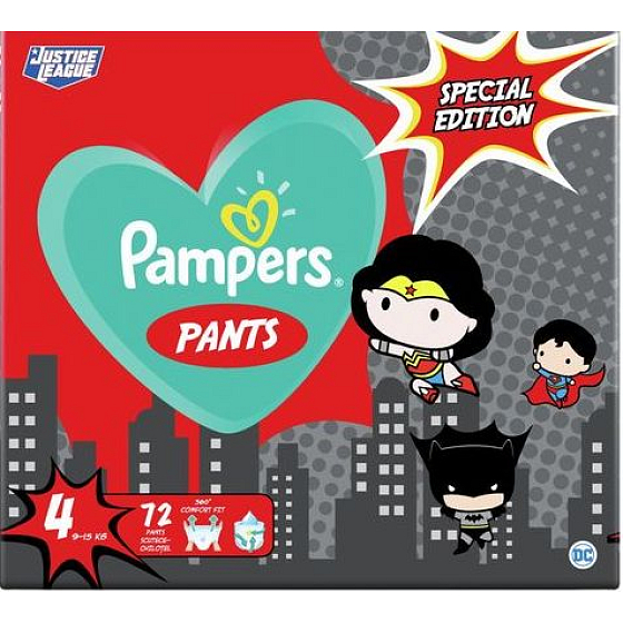 Pampers Pants Special Edition size 4, 9 - 15 kg diaper pants 72 pieces box