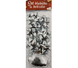 Nekupto Starfish 5 cm 1 piece + ball 5 mm x 20 m 6 pieces, silver