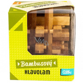 Albi Brain Cage Bamboo Puzzle 8,2 x 8,2 x 9 cm