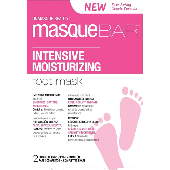 MasqueBar Intense Moisturizing Foot Mask 2 pairs