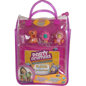 EP Line Animals Party collectible bag teddy bear 3 pieces + costume 3 pieces different types, recommended age 5+