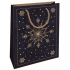 Nekupto Gift kraft bag 25 x 8 x 19 cm Christmas blue star