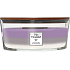 WoodWick Trilogy Amethyst Sky - Amethyst Sky scented candle with wooden wick and lid glass boat 453 g